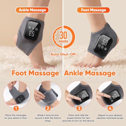 2PCS Foot Renew Massager for Neuropathy 3 in 1 Cordless and Portable Foot and Ankle Massag - image 7