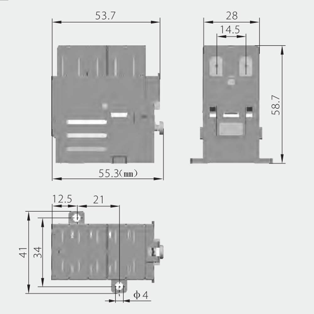 KEDU JD3 Relé electromagnético KJD11 de 10 pines Relé de interruptor electromagnético interruptor para aparatos eléctricos con apagón y protección contra bajo voltaje 5NO 230V 16A 50Hz