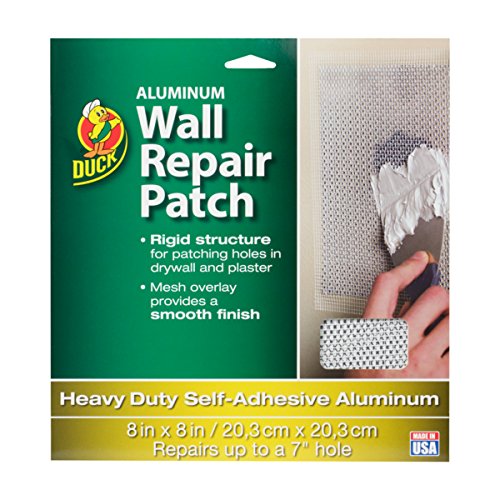Duck Brand Aluminum Wall Repair Patch, 8 Inches X 8 Inches (283996) , White #TOP1