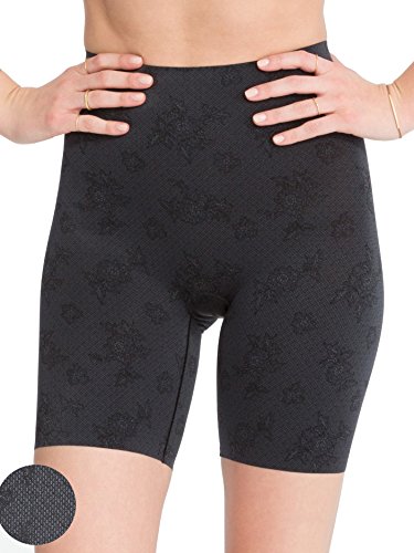Collants gainants SPANX sous une robe de mariée ou de soirée short mi-cuisse gris