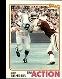 1982 Topps Football Card #399 Joe Senser