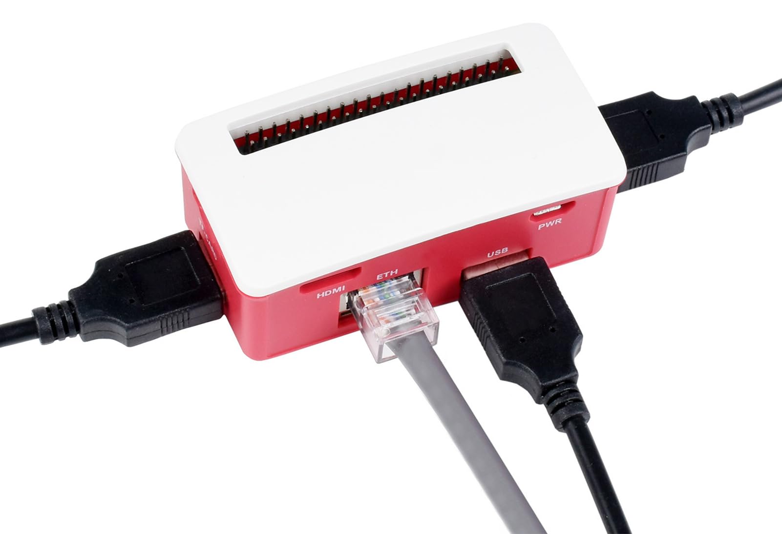 Amazon.com: Ethernet/USB HUB Box with ABS Case for Raspberry Pi