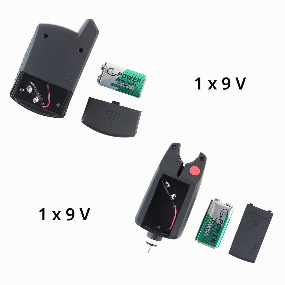 Hirisi Tackle Wireless Fishing Alarm Set 1+5.1 cm Schutzhülle für Karpfenangeln B1236