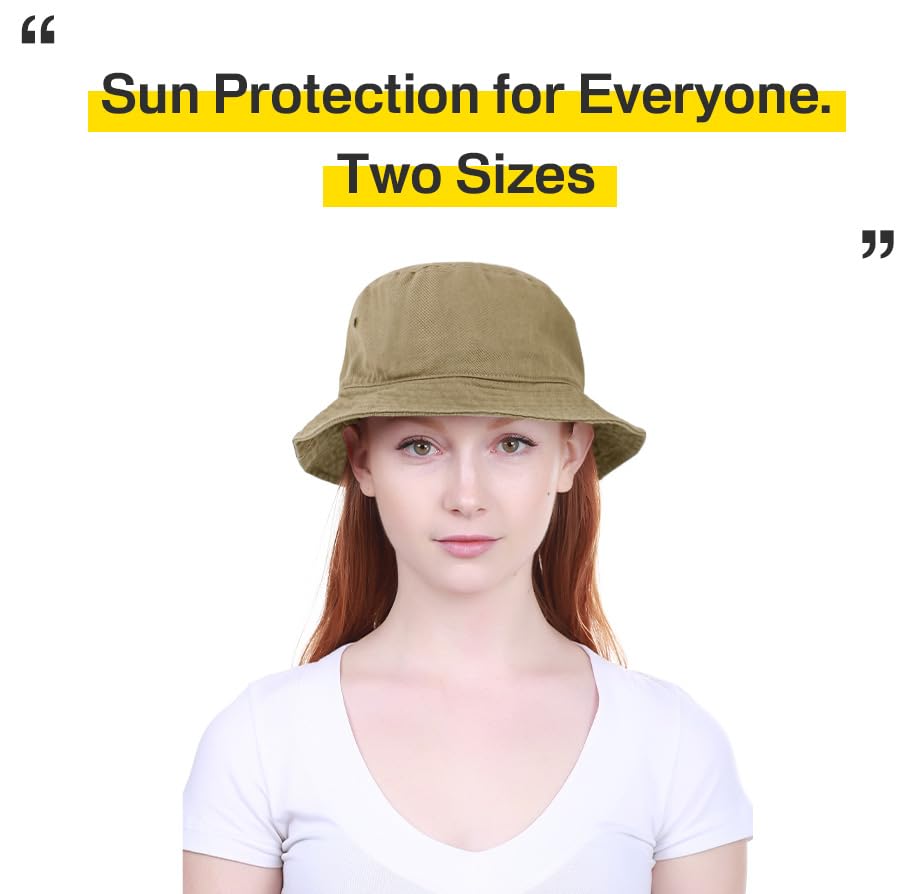 Image of KBETHOS 100% Cotton Washed Bucket Hat