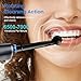 Electric Toothbrush Rotary Rechargeable for Adults Rotating Toothbrush with Soft Brush Heads Deep Clean Electric Toothbrush with 2 Minute Smart Timer IP67 Waterproof (White, 4 Heads)