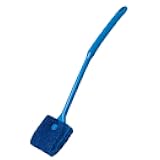 Aquarium Algae Scraper Double Sided Sponge Brush Cleaner Long Handle Fish Tank Scrubber for Glass Aquariums and Home Kitchen,15.4 inches (1)