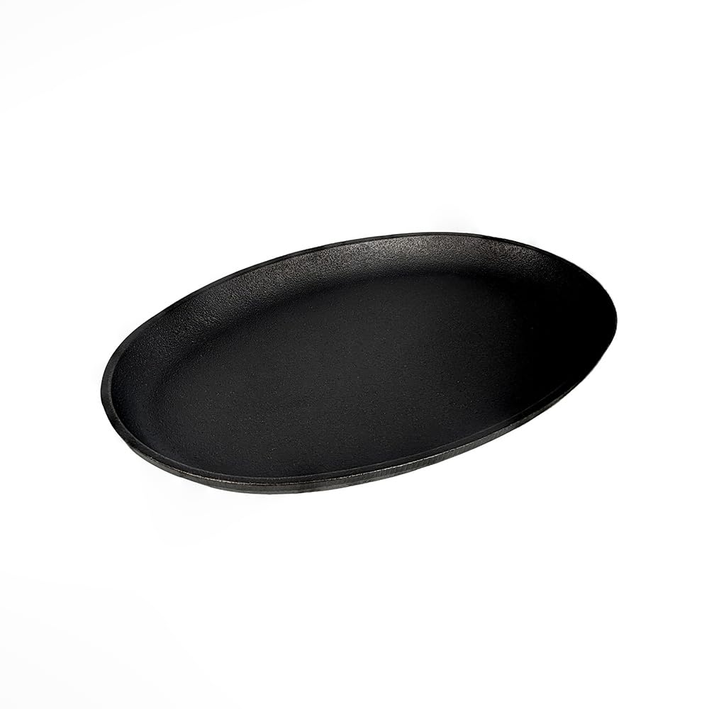 Chefs Supreme 10 Oval Cast Iron Skillet Each