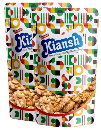 Image of Kiansh Walnuts /Akhrot (Kiansh California Walnuts kernels, 400g)
