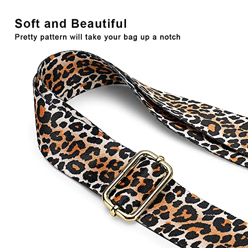 Image of nuoku Purse Straps Replacement Crossbody Straps for Purses Straps for Handbags Luggage Straps, Leopard Print 2