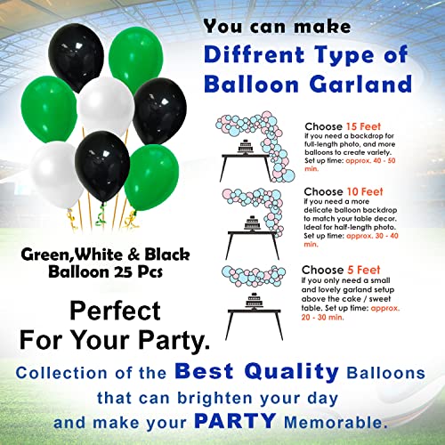 Party Propz Football Theme Birthday Decoration - 43Pcs Happy Birthday Decoration Items for Boy | Soccer Theme Birthday Decoration Items | Football Balloons for Decoration | Kids Birthday Decorations 5