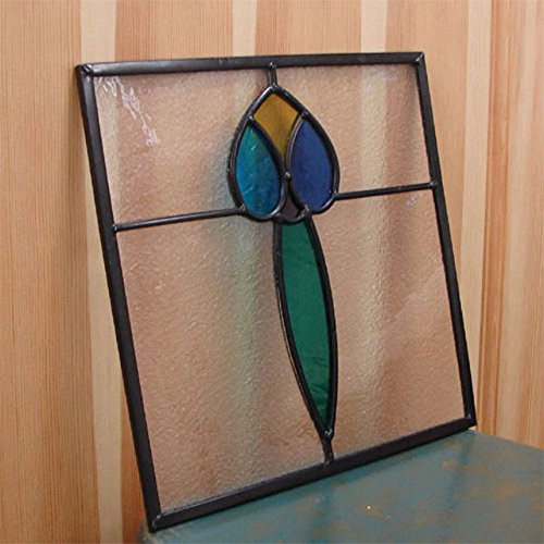Amazon | ステンドグラス アイアン 幅30cm INK-Sglass6 | 窓