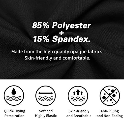 Queerier 3 Pack Men's Compression Pants Active Athletic Leggings With Pockets Running Baselayer Tights Cycling Workout Pants #TOP4