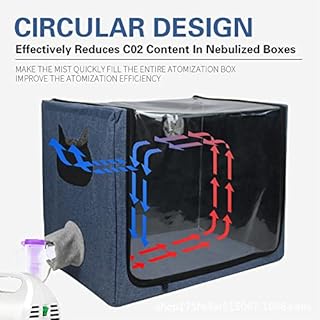 100L Dog Oxygen Chamber, Pet Dog Cat Animal ICU Cage, Large PET Brooder Nursery, Kitten & Puppy Incubator with Nebulization