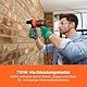 BLACK+DECKER 710W Hochleistungs-Bohrhammer mit 0-2800 U/min, mit 4 Bohrern und Kitbox, BEH710K-QS