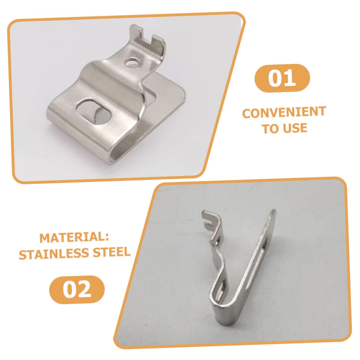 SHINEOFI 3 Ensembles Boucle De Taille De L'outil Électrique Bretelles De Ceinture À Outils Ceinture Porte-Foret Clé Porte-Ceinture Crochet De Ceinture À Outils Acier Inoxydable 8 Pièces * 3