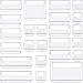 SIUNDAM Juego de Organizadores de Cajón, Cajas Bandejas de Plástico Transparente Apilables Almacenamiento para Cajones, Escritorio, Cocina, Baño, Maquillaje, Armario - 5 Medidas Estrechos (24 PCS)
