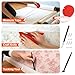 WRAPXPERT Wallpaper Tools, Smoothing Tool Kit for Peel and Stick Wallpaper/Contact Paper/Vinyl Backsplash Applying, with Squeegee Smoother, Seam Roller, Razor Scraper, Knife and Blades