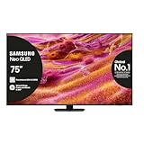 Samsung Neo QLED 4K Vision AI Smart TV 75'' QE75QN90FATXZT Mini LED, NQ4 AI Gen3 Processor, 4K AI Upscaling Pro, Glare Free, Motion Xcelerator 165Hz, NeoSlim Design, PACCHETTO INTRATTENIMENTO, 2025