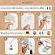 Hoopzi - Pendelleuchte 1 Flamming - 2,5m Textilkabel - 1 X E27 Fassung - Vintage, Industrial Für Esstisch, Wohnzimmer, Esszimmer, Zimmer, Schlafzimmer, Küche