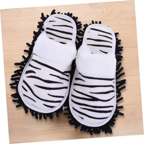 Pantoufles à poussière amovibles pour nettoyer le sol sans se baisser à la maison - 6