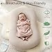 Muslin Baby Lounger Cover 2 Pack, Cotton Soft Breathable Infant Nest Slipcovers, Envelope Closure, Compatible with Snuggle Me Loungers, Machine Washable, Cover Only, for Boys Girls(Brown & Beige)