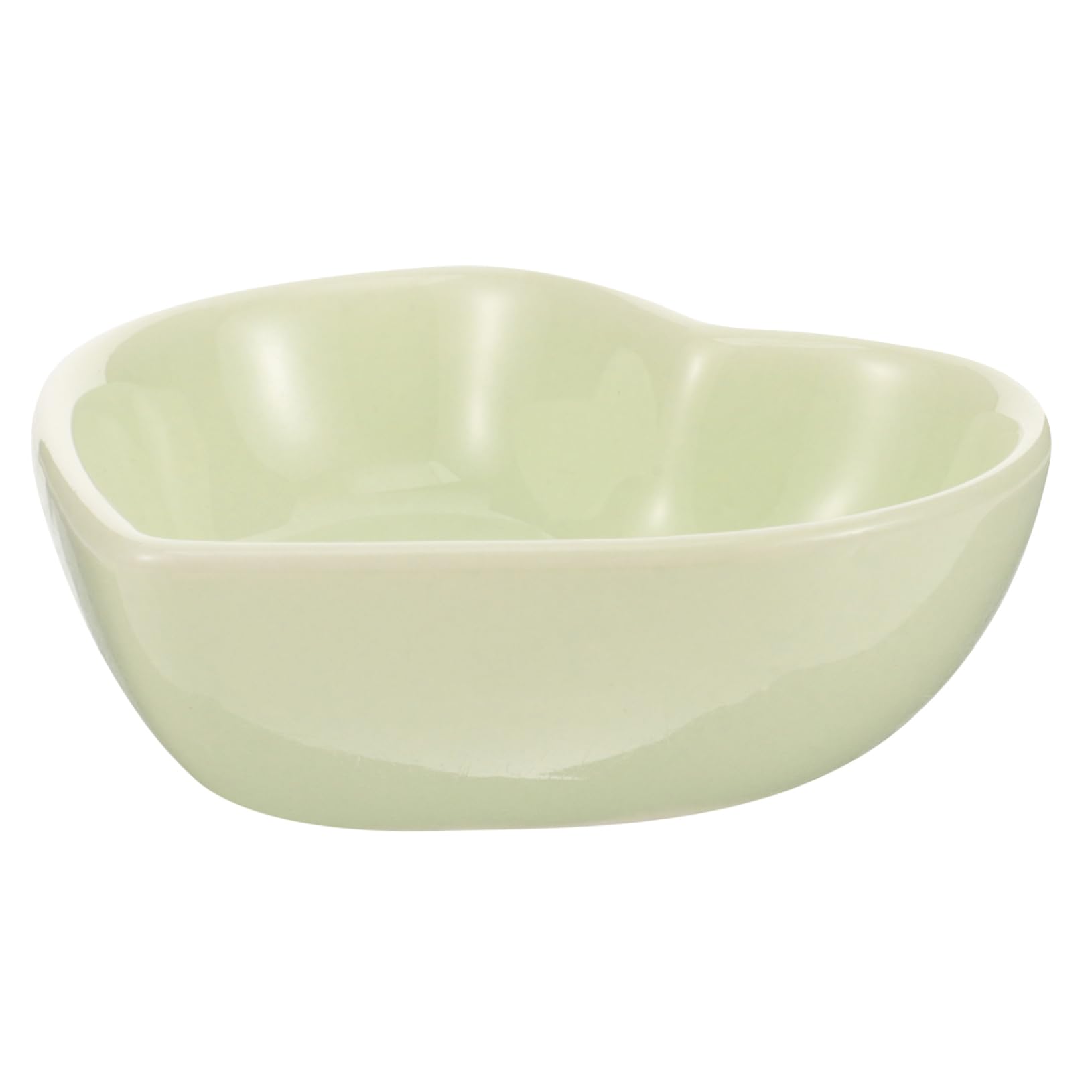 HOLIDYOYO Heart Shaped Ceramic Hamster Bowl Pet Water Bowl for Animals Non Slip Design for Hamsters Mice Chinchillas Smooth Surface for Pet Safety