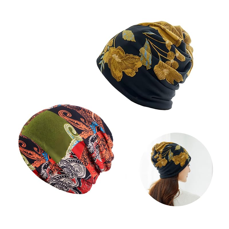 2-Piece Headwear for Women with Chemo Multicolour