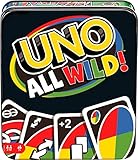 ​UNO All Wild Card Game with 112 Cards, Gift for Kid, Family & Adult Game Night for Players 7...