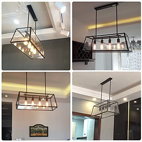 Éclairage de plafond industriel rétro pour restaurant et salon