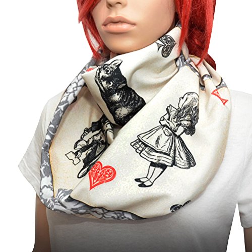 Rodaruus Alice in wonderland Infinity Scarf (Big print)