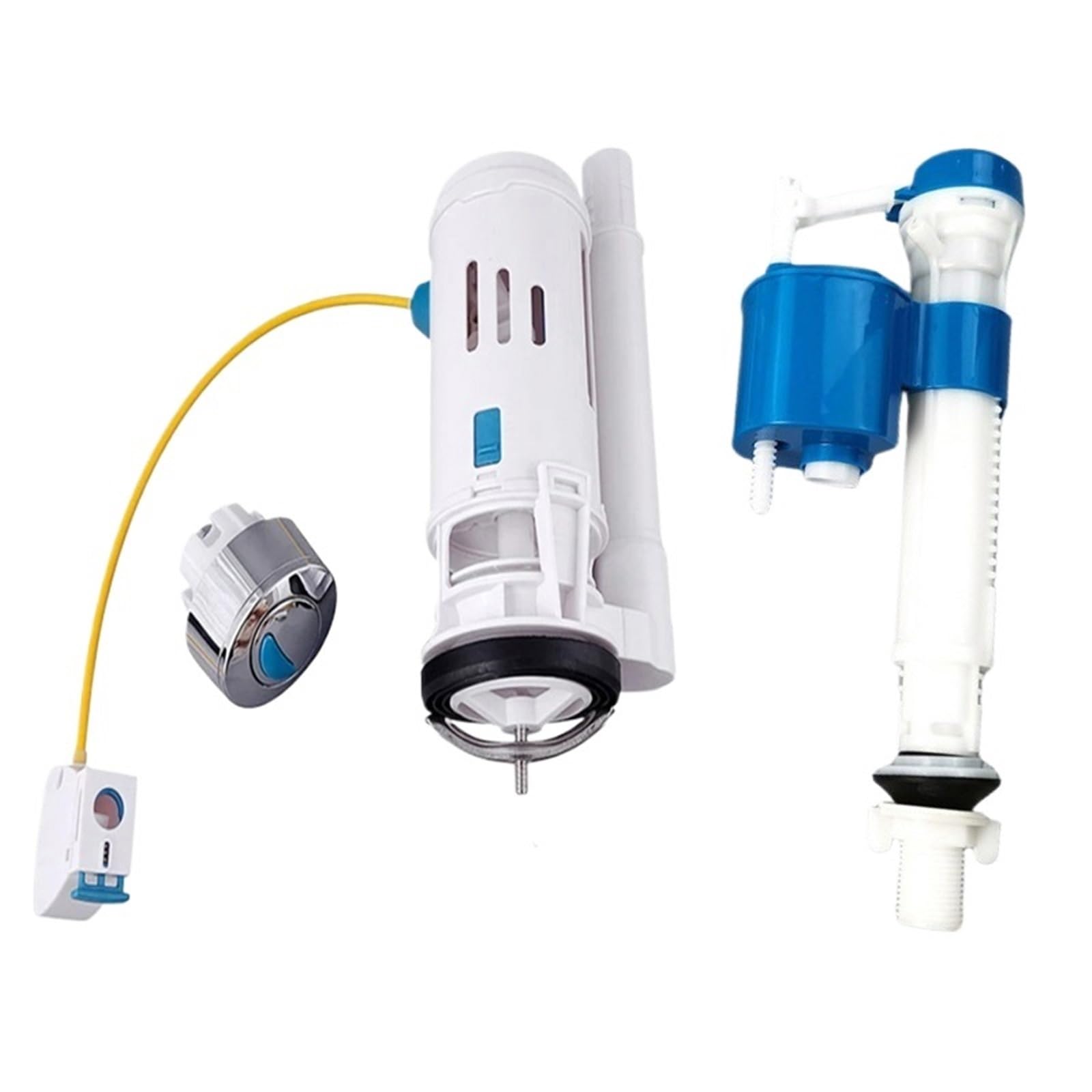 Padgcnor One Color Toilet Flush Valve Toilet Tank Flush Valve Adjustable Flushing System Wc Cistern Downloader Discharge(Bottom-In-Setb)