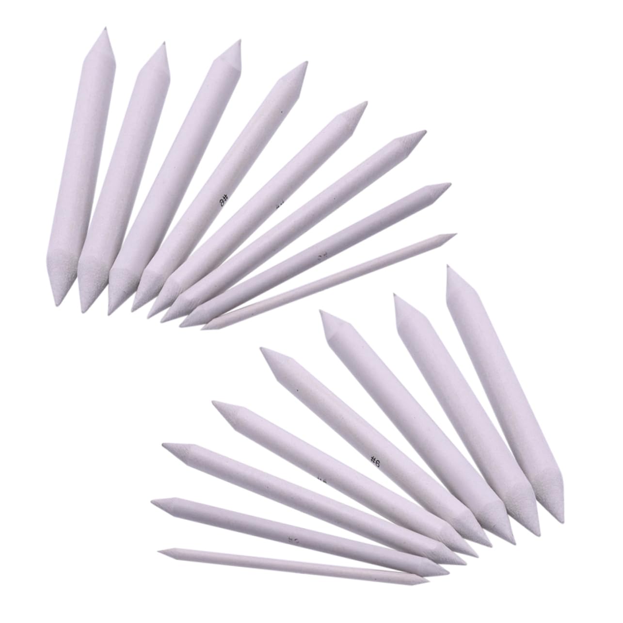 Beatifufu Drawing Tool Kit 8pcs Blending Stumps Tortillions Sketch Rub Pencil for Pastels Charcoals Graphite Shading Pencils