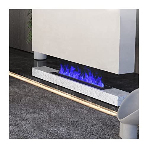 Wasserdampfkamin, Dekorativer Kamin 75 0W/1500W Sechsfarbig Einstellbarer Flammenkamin, intelligent LCD Touchscreen eingebauter elektrischer Kaminheizung mit Fernbedienung