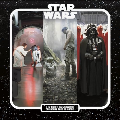 2025 Star Wars: Saga Wall Calendar (Bilingual French) (English and French Edition)