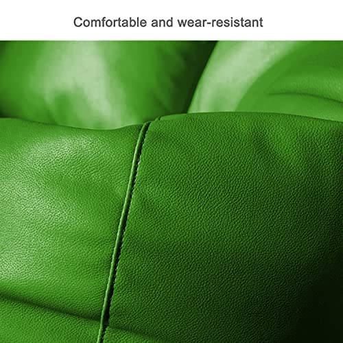Image of Cover 4XL Without Beans with Footrest and Cushion Lounge Chair Luxury Bean Bag Cover with Footrest Without Beans (Green)