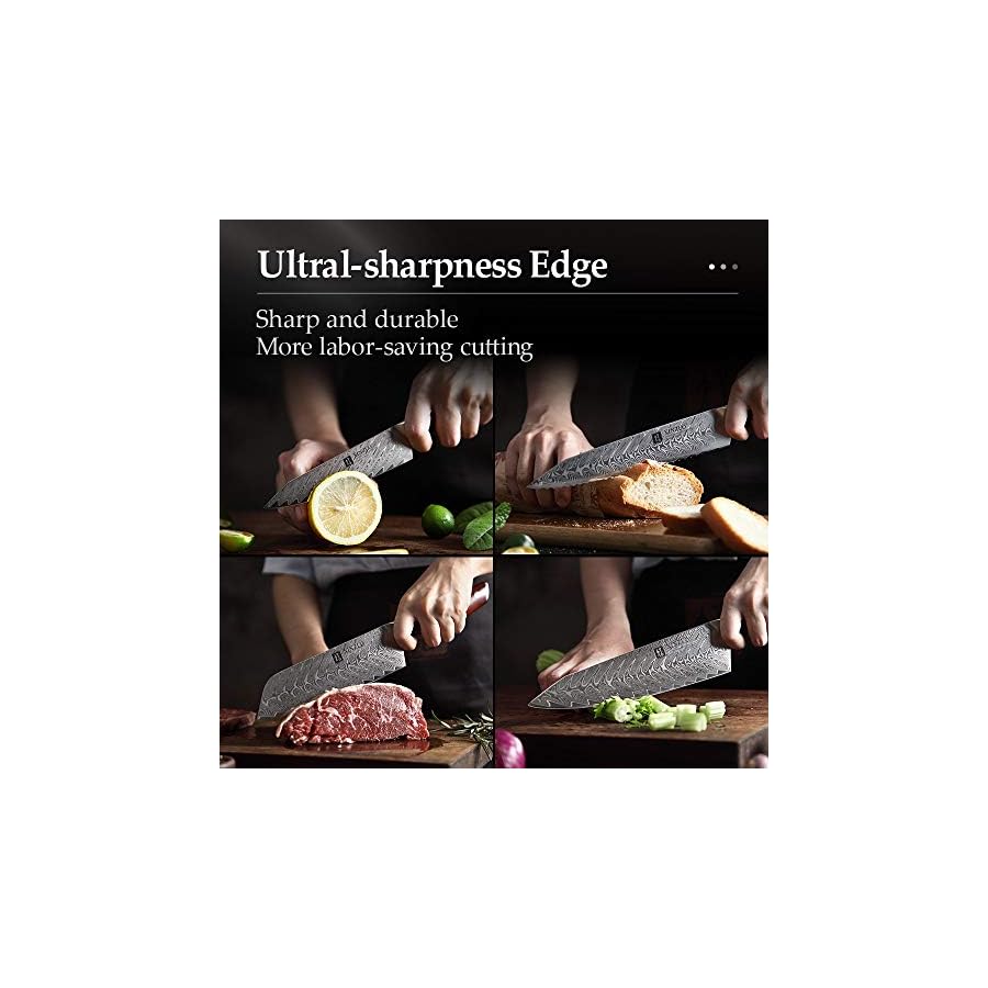 Kitchen-Knife-Sets-6PCS-Kitchen-Knives-Set-VG10-Damascus-Steel-Damascus-Knife-Cooking-Tool-Kitchen-Knives-Rosewood-Handle-MAYiT2855 Kitchen Knife Sets, 6PCS Kitchen Knives Set VG10 Damascus Steel Damascus Knife Cooking Tool Kitchen Knives Rosewood Handle, MAYiT2855