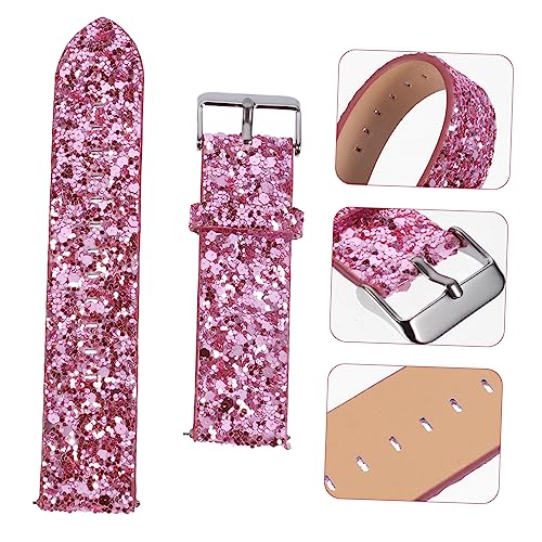 NUOBESTY 1Pc Shiny Wrist Strap Replacement Band for Watch Comfortable Accessory Sparkling for Watch Enthusiasts3