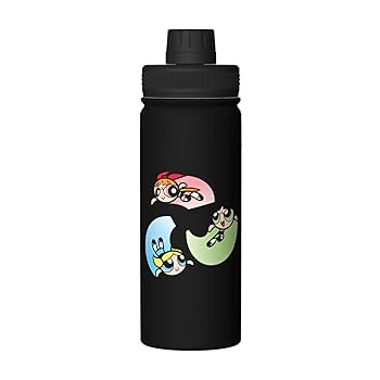奈雪の茶 × パワーパフガールズ コラボ 保温ボトル600ml 海外限定 51uxslBns0L.jpg_BO30,255,255,