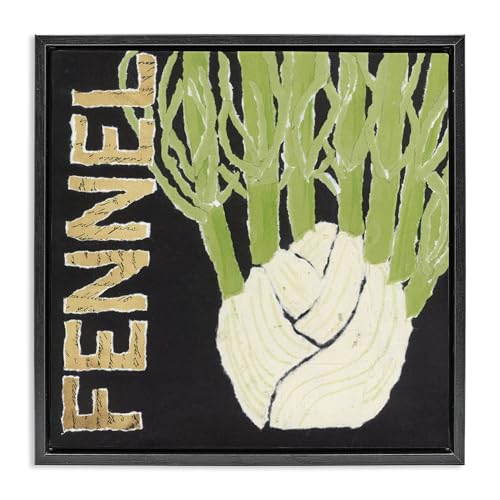 Stupell Industries 'Fennel Root Vegetable'| Floating Frame Canvas Art