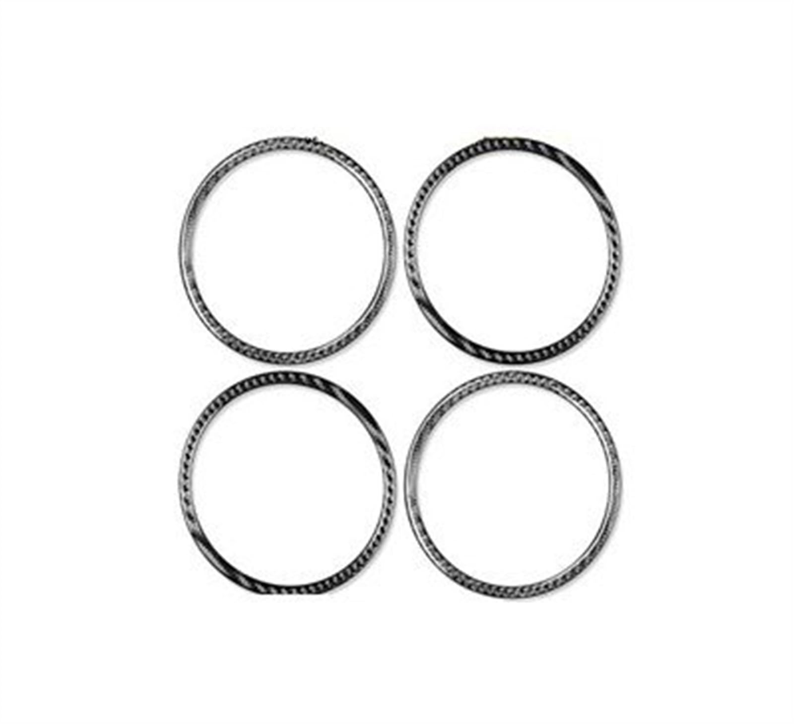Carbon Fiber Car Interior Accessories Door Horn Ring Trim Sticker Decoration for Nissan for Rogue T32 2013-2021 Anti-dust(B)
