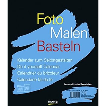 Fotokalender Zum Selber Basteln In Weiss Oder Schwarz Amazon De Burobedarf Schreibwaren