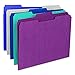 Smead Colored File Folder, 1/3-Cut Tab, Letter Size, Maroon, 100 per Box (13093)