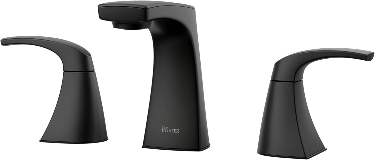 Pfister Karci Bathroom Sink Faucet, 8Inch Widespread, 2Handle, 3Hole