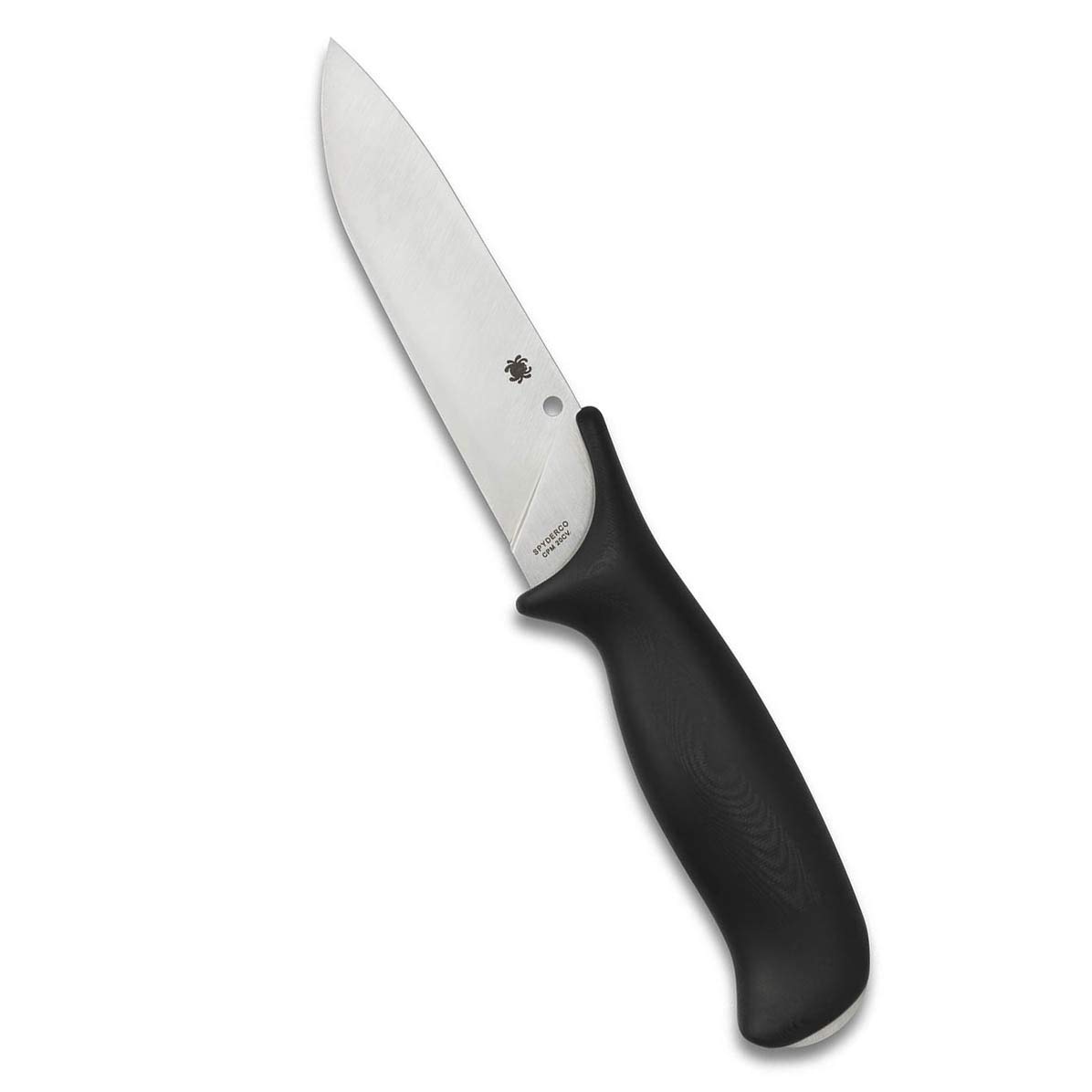 Spyderco Zoomer Fixed-Blade Knife, PlainEdge | 10" Overall Length, 5.2" CPM 20CV Steel Blade, G-10 Handle, Hamaguri Grind