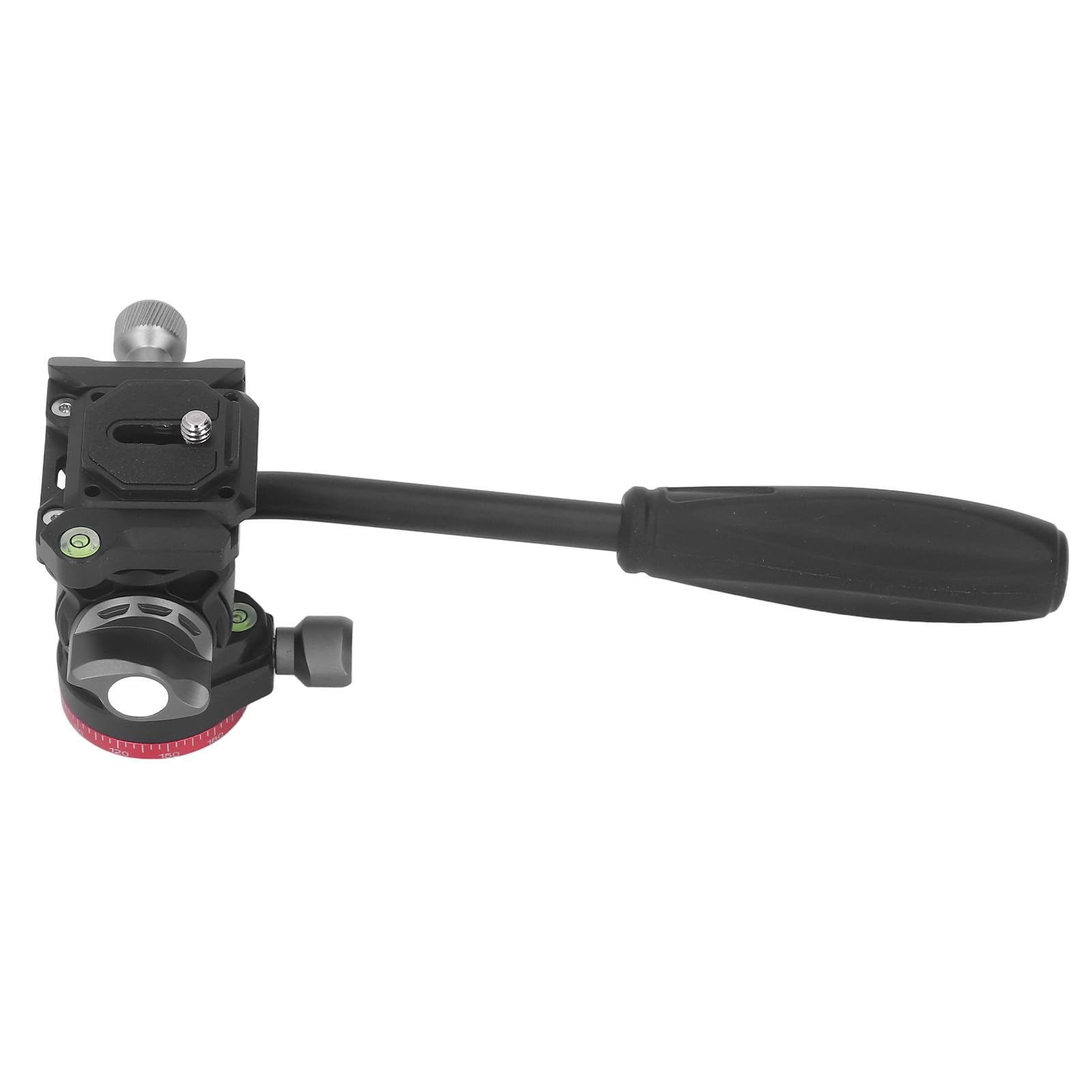 Cabeza de trípode panorámica, Cabeza de Bola hidráulica para videografía con Fluido, Compatible con cámaras SLR y DSLR, rotación de 360 Grados, construcción en aleación de Aluminio