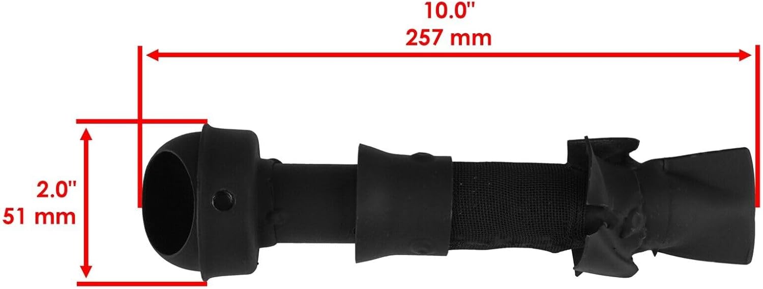 Powersports Replacement Parts for Spark Arrestor For Yamaha Kodiak 400 YFM400FW 4X4 1993-1995 Mod-C33C-9618