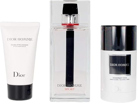 Dior HOMME SPORT EDT SPRAY 125ML + DEODORANTE STICK 75GR + 50ML BALSAMO  DOPOBARBA : Amazon.it: Bellezza