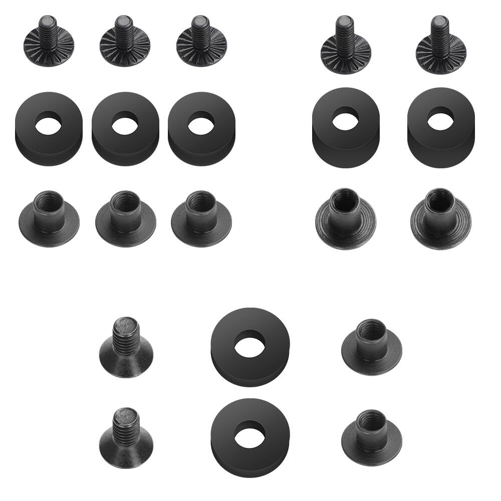 ANOLE Holster Making Kit, Kydex Screws and Spacers Set, Black