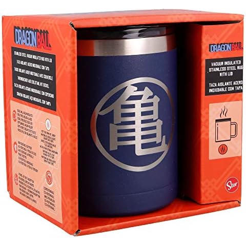Stor Taza Térmica de Acero Inoxidable, 380 ml, Dragón Bola Cover