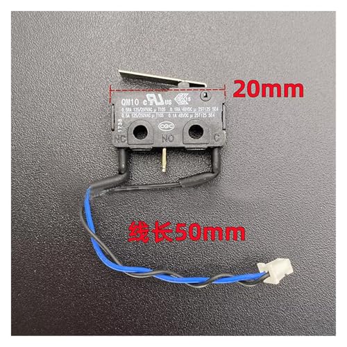 Microswitch QM10 à contact en or et réinitialisation tactile précise